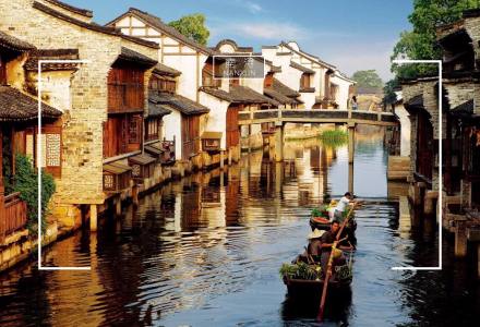 【寻宋杭乌】夜宿乌镇西栅内-苏沪杭+留园.乌镇西栅.乌镇东栅.漫步西湖纯玩无购物四钻高铁4日游（沪进杭出）